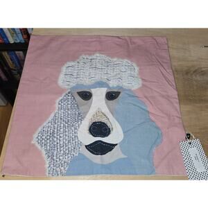 NWT Poodle pillowcase 20x20 SAATVIK